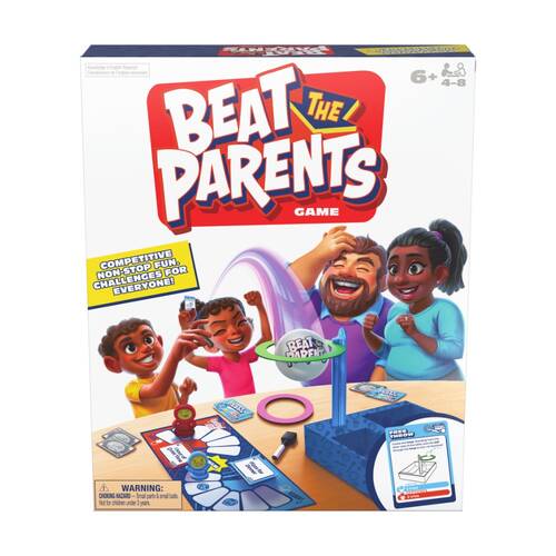 Beat The Parents Family/Kid Friendly Board Game 6y+ 4-8 Players