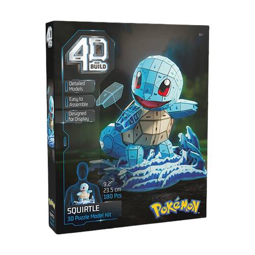 4D Build Pok?mon Model Building Puzzle Kit 12y+ 23.7x25.6x23.5cm Squirtle