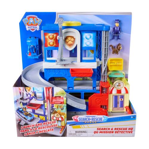 Paw Patrol Pup Squad Search & Rescue HQ Kids Toy Playset 6y+
