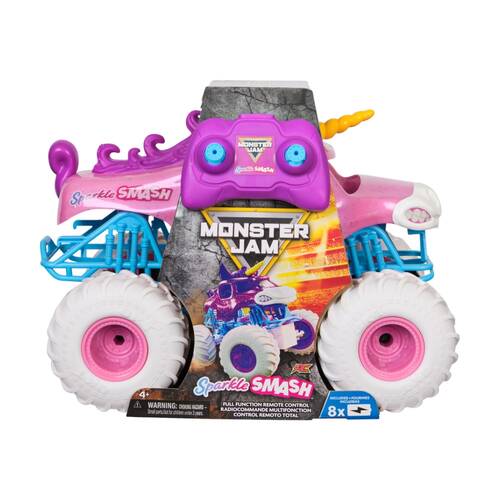 Monster Jam Ratio Control Kids Play Toy 4y+ 1:15 Sparkle Smash