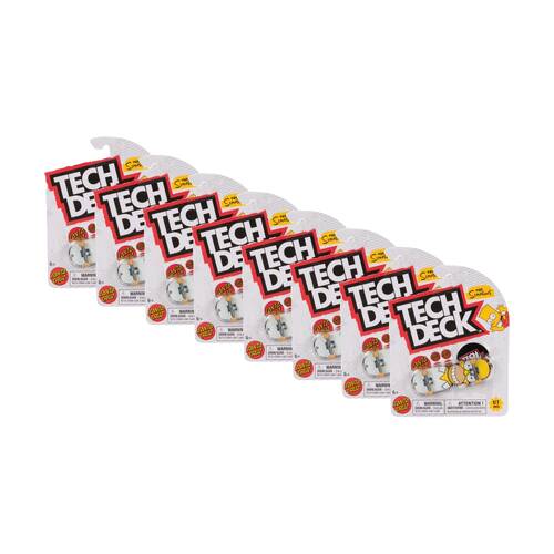 8PK Tech Deck Finger Skateboards Kids Toy Entertainment Series 6y+ 96mm Assorted