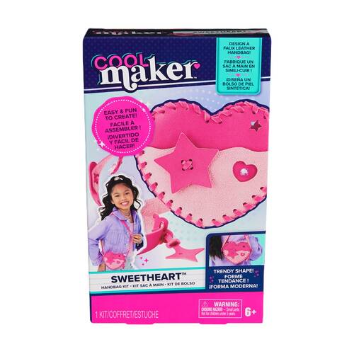 Cool Maker Pinky Heart Faux Leather Purse Kids Fashion Craft Kit 6y+