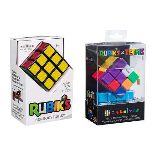 Rubiks Cube Kids Toy Strategy Game Tetris & Sensory Editions 8y+