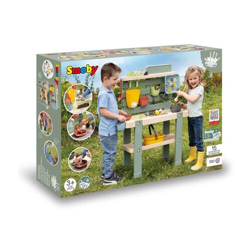 Smoby Life Mud Kitchen Outdoor Pretend Play Toy Durable Garden