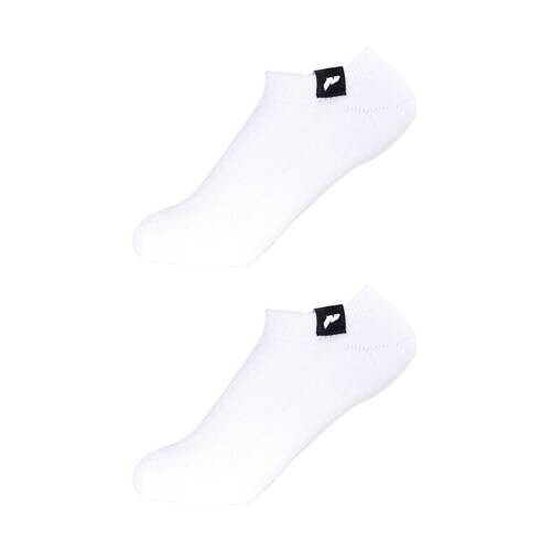 2PK Lifesopeche Ribbed Hidden No-Show LSP Label Socks White One Size
