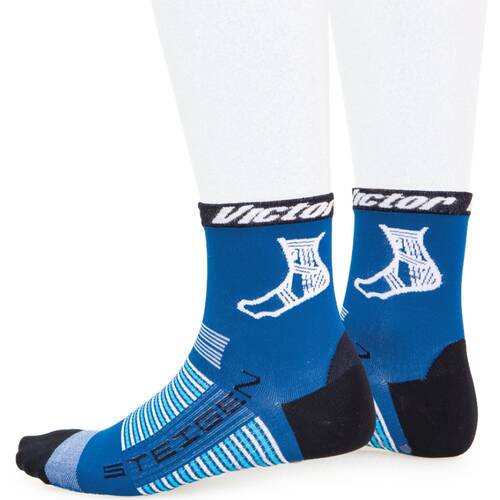 Victor Sports Super Thin Nylon Lycra Non-Slip Pilates Socks One Size