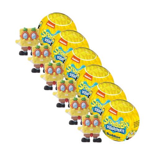 6PK Cool Things Spongebob Capsule Collectible Figure Surprise Assorted