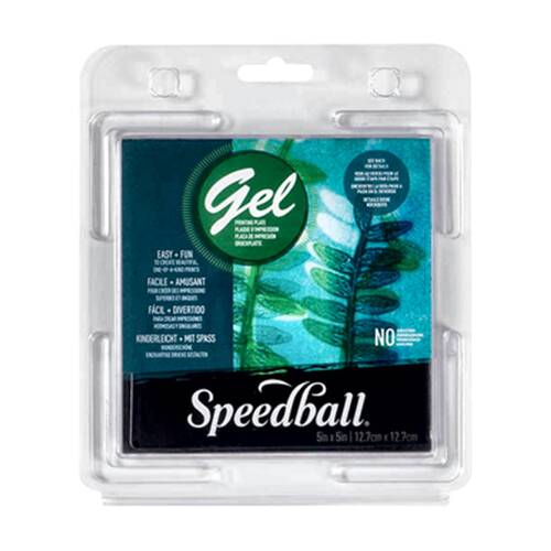 Speedball Art & Craft Gel Monoprinting Plate Print/Mixed Media 5x5 Inch