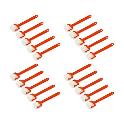 20PK Educational Colours Economical Sponge Paint Roller 25mm Kids Art/Craft