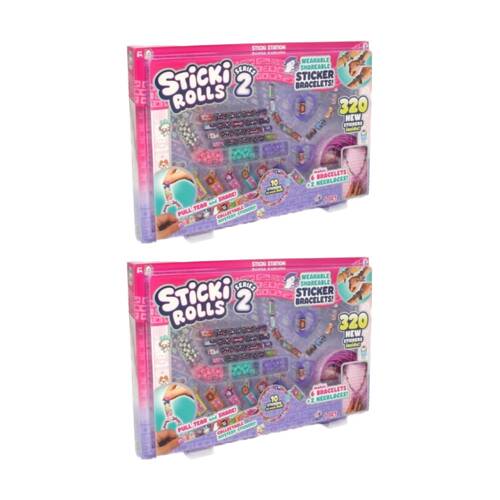 2PK Sticki Rolls Station Series 2 DIY Bracelet Necklace Craft Kit
