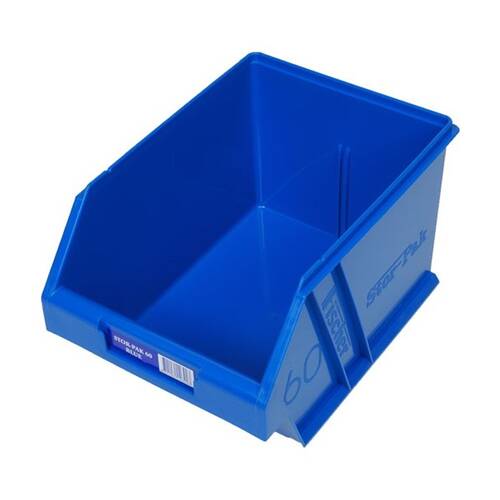 Fischer Plastic Medium Parts Drawer Blue Stor-Pak Containers Storage Container