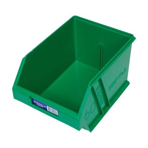 Fischer Plastic Medium Storage Drawer Green Stor-Pak Containers Container Bin