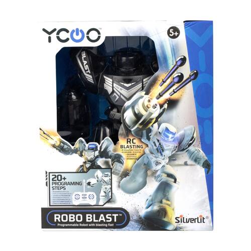 Silverlit Robo Blast Programmable Robot with Blasting Fists Tall Assorted 34cm