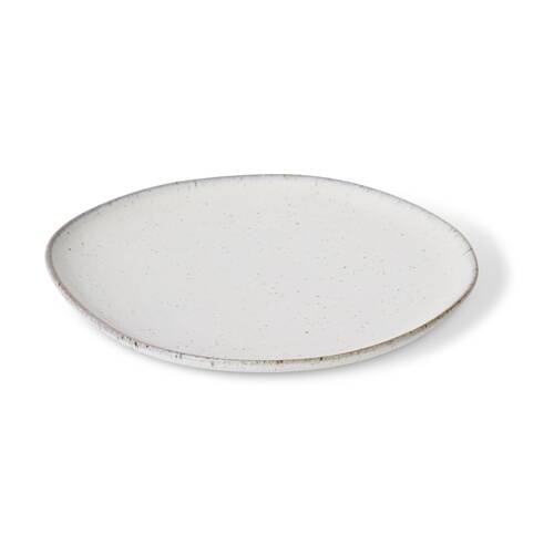 E Style Talula Plate Ceramic Serveware Tableware Beige 22x21x3cm