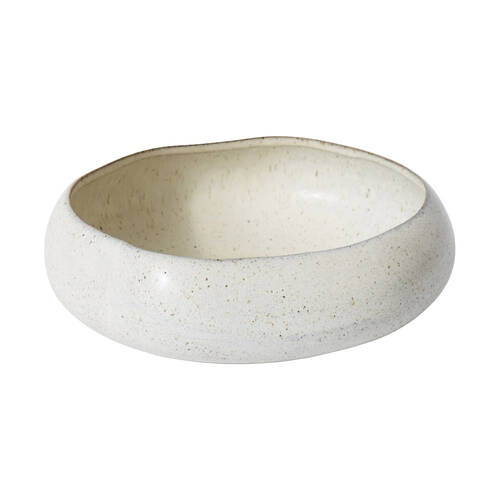 E Style Talula Shoreline Bowl Ceramic Table Serveware Beige 22x21x7cm