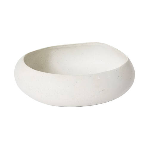 E Style Matias Shoreline Bowl Ceramic Table Serveware Sandy White 32x31x10cm