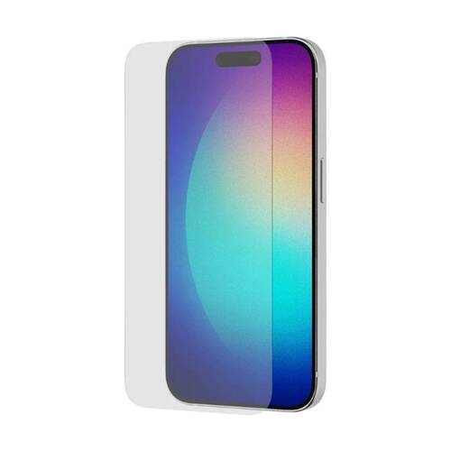 Tech21 Impact Glass for iPhone 15 Pro Advanced Antimicrobial Protection - Clear