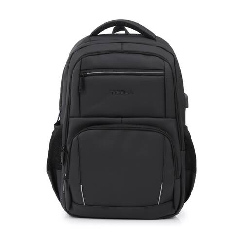 Tesla Altair Backpack W/ USB Charging Port & Laptop Compartment Black 48x33x16cm