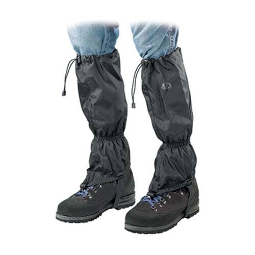 Tatonka Gaiter 420 Heavy Duty Outdoor Nylon Leg Cover Black Medium W/ Boot Strap