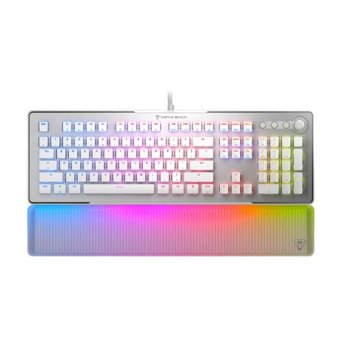 Turtle Beach LED Vulcan II Max Optical-Mechanical Gaming Keyboard White