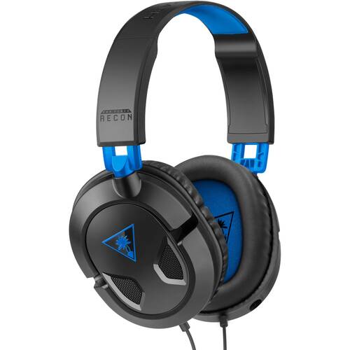 Turtle Beach Recon 50P Gaming Multiplatform Wired Headset 3.5mm Jack Black/Blue