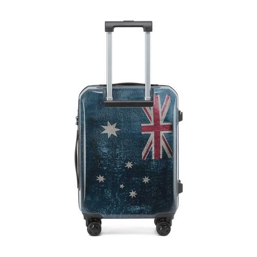 Tosca Australiana Suitcase Hard Shell Travel Luggage Australian Flag Small 55cm