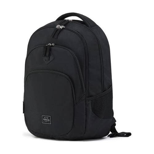 Tosca Urban Backpack Everyday/Travel Bag Padded Straps Breathable Black 32L