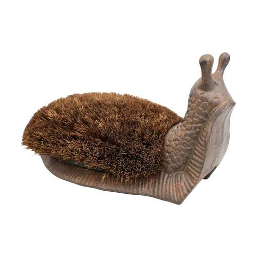 LVD Snail Shaped Boot Shoe Brush Coconut Leaf Bristle 28.5x14x16.5cm