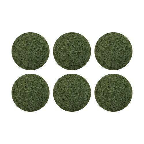 6PK Glomesh Regular Speed Scrubbing Heavy Duty Machine Floor Pad Green 200mm