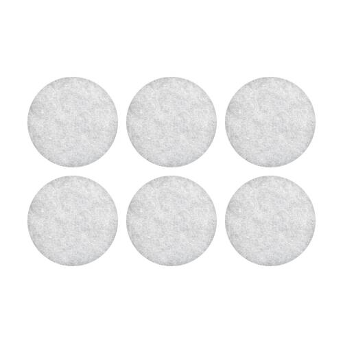 6PK Glomesh Regular Speed Floor Cleaning Pad NUC244NX Compatible White 220mm