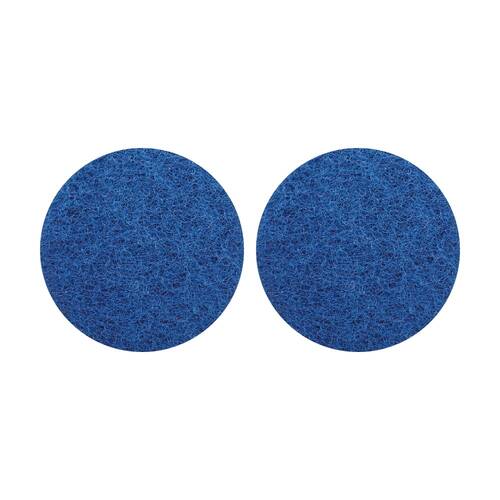 2PK Glomesh Regular Speed Cleaning Light Scrubbing Machine Floor Pad Blue 350mm