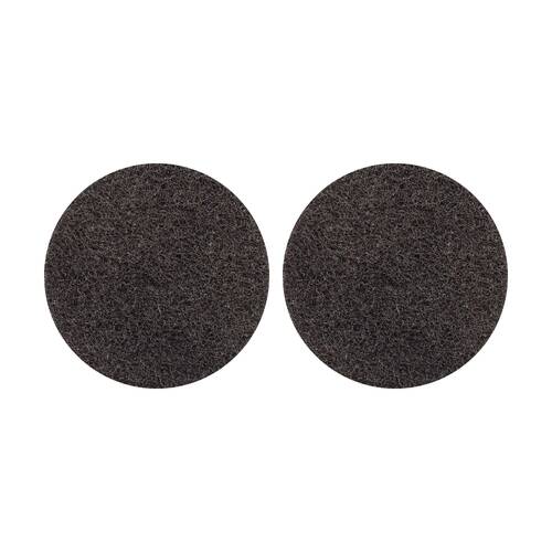 2PK Glomesh Regular Speed Stripping Machine Floor Pad Black 380mm