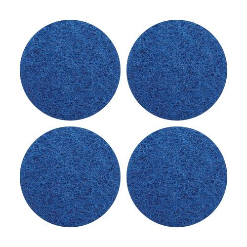 4PK Glomesh Regular Speed Cleaning Light Scrubbing Machine Floor Pad Blue 380mm