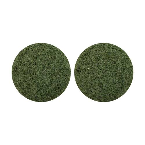 2PK Glomesh Regular Speed Scrubbing Heavy Duty Machine Floor Pad Green 400mm