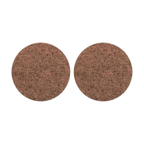 2PK Glomesh Regular Speed Polishing Machine Buffable Floor Pad Tan 400mm