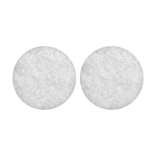 2PK Glomesh Regular Speed Polishing Machine Floor Pad White 400mm