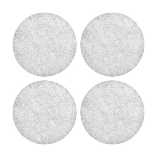 4PK Glomesh Regular Speed Polishing Machine Floor Pad White 400mm