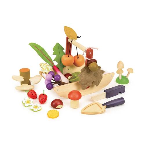 Tender Leaf Toys Wild Wood Foraging Trug Nature Playset 3y+ 22.5cm
