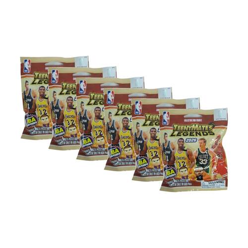 6PK Party Animal TeenyMates 2026 NBA Legends Series Blind Pack Assorted