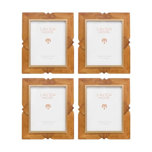 4PK LVD 8x10 Inch Moroque Table/Wall Hanging Picture/Photo Frame 33.5x28.5x2cm