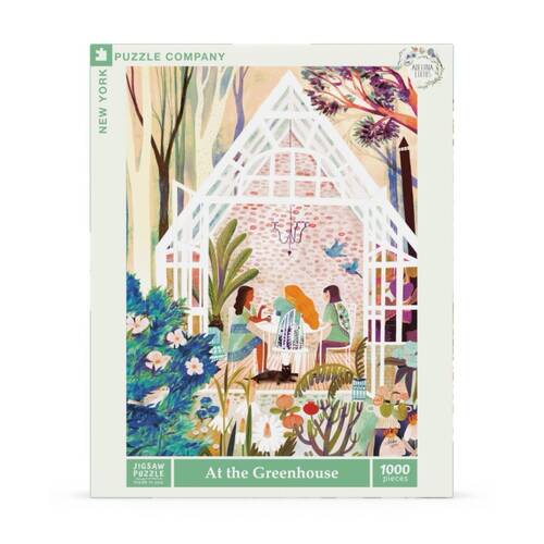 1000pc New York Puzzle Company At The Greenhouse Linen Finish Jigsaw