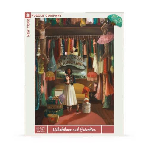 1000pc New York Puzzle Company Whalebone And Crinoline Vintage Scene Jigsaw