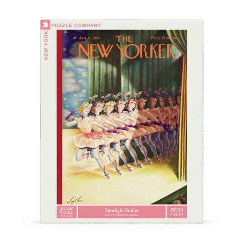 500pc New York Puzzle Company Spotlight Smiles Vintage Broadway Scene Jigsaw