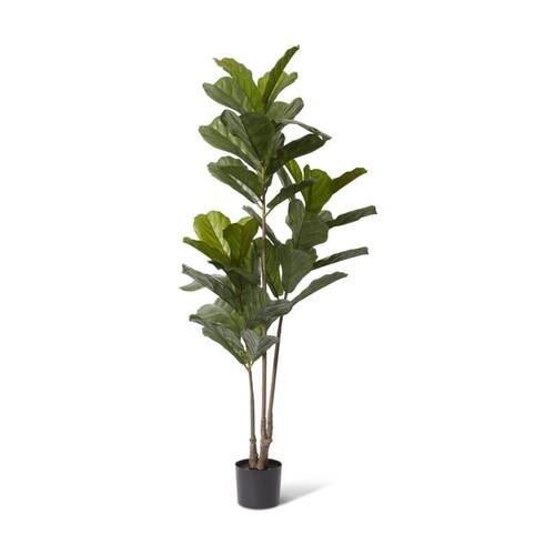 E Style Fiddle Tree Outdoor Artificial Plant Decor Green 75x75x168cm