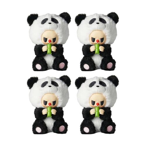 4PK Centel Pop Cuppo Rebel Bear Animal S7 Plush Blind Box Assorted 6In