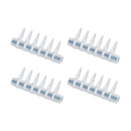 2x 12pc Cleanstar Clip On Hanging Toilet Freshener Pot Pourri Fragerence White