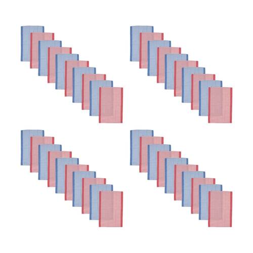 4x 10pc Ardor Absorbent Waffle Check Quick-Drying Tea Towel Set 41x61cm Assorted