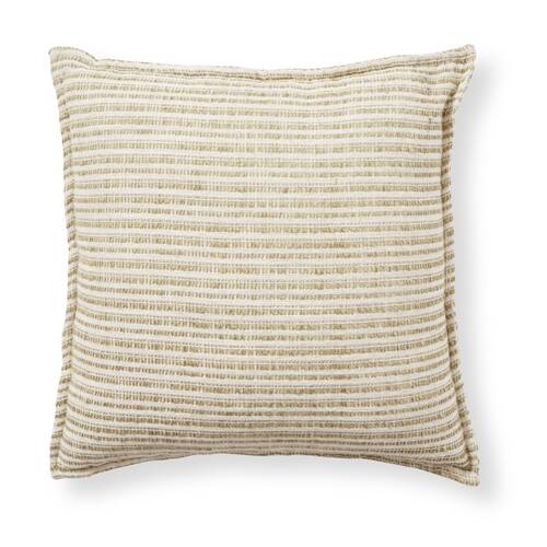 E Style Makena Cushion Textured Linen Blend Throw Pillow Green 50x50cm