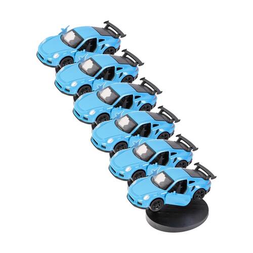 6PK Braz Dashboard Drifter Miniature Sports Model Car Toy Assorted