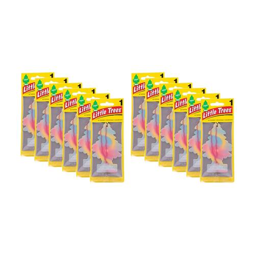 12PK Little Trees Hanging Car Vehicle Air Freshener Cotton Candy Scent
